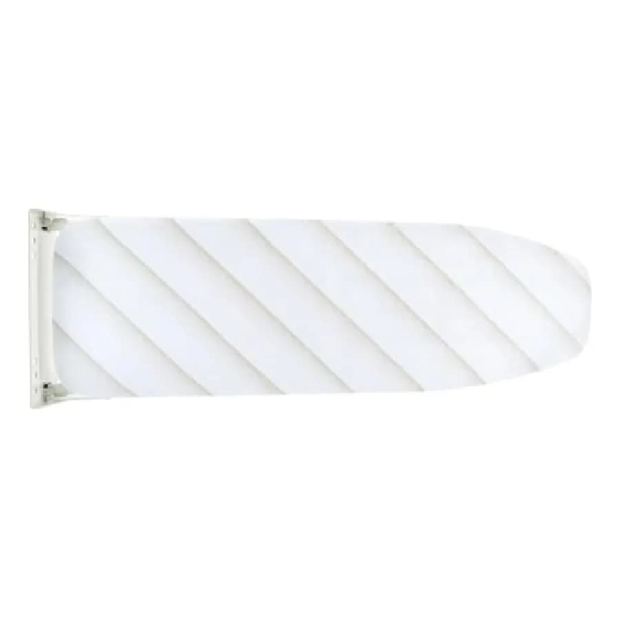 Asse da stiro pieghevole da parete con copertura resistente al calore, design salvaspazio per armadio o lavanderia, colore nero, 37,4 x 7.