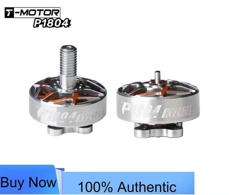T-MOTOR P1804 Brushless Motor KV3400 4S 2400KV 6S, 1.5mm 5mm Shaft for FPV Freestyle 3-4inch Toothpick Cinewhoop Drone