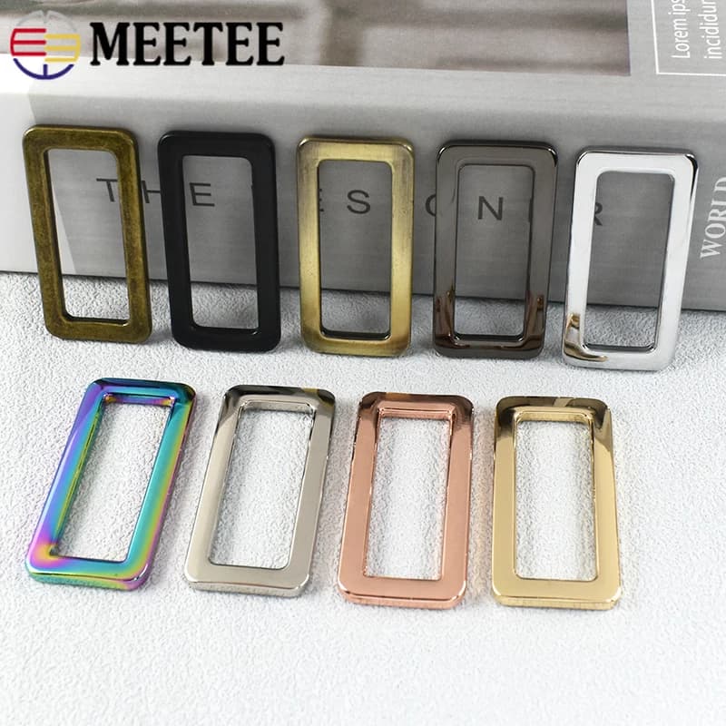 10-100 Pezzi Fibbie ad Anello in Metallo da 32MM per Borse, Fibbie Scorrevoli per Cinghie, Chiusure per Cinture in Tessuto, Ganci per Zaini, Accessori Fai-da-te per Borse