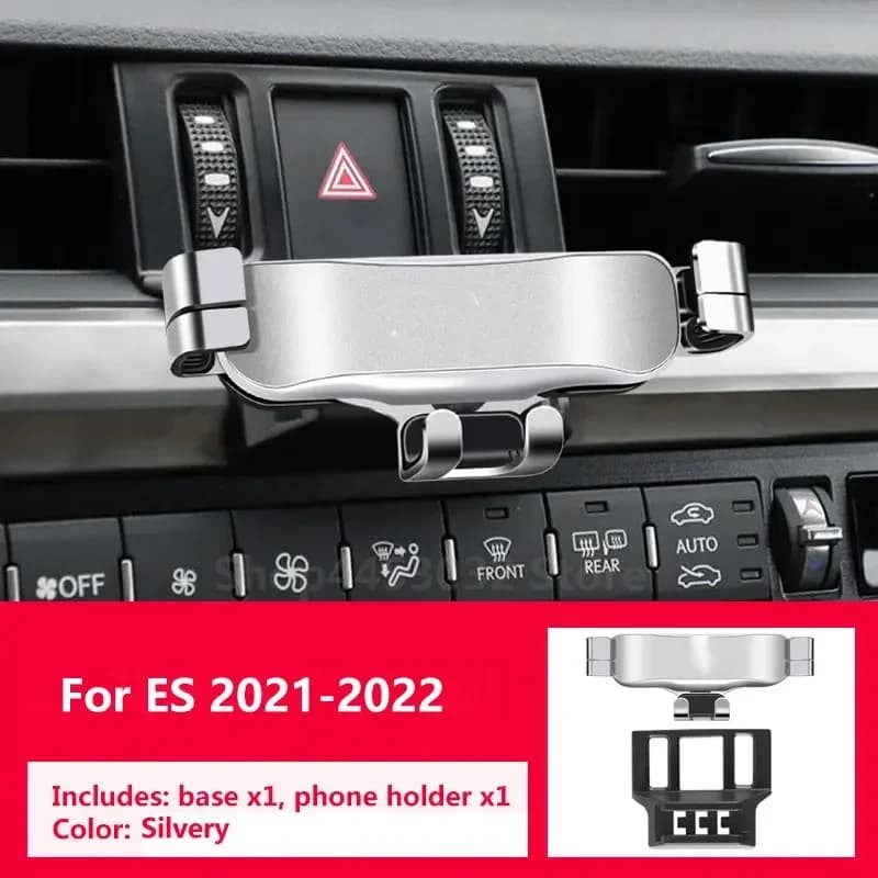 Supporto per telefono da auto Gravity per Lexus ES 260 300h 2021 2022 2023 con staffa di Base speciale non Clip Vent accessori per supporti GPS