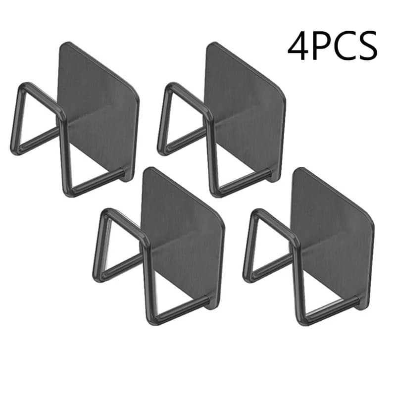 4PCS Kitchen Storage Rack Wall Mounted Pot Cover Rack Cabinet Bottom Cutting Board Rack Vegetable Board Storage Rack