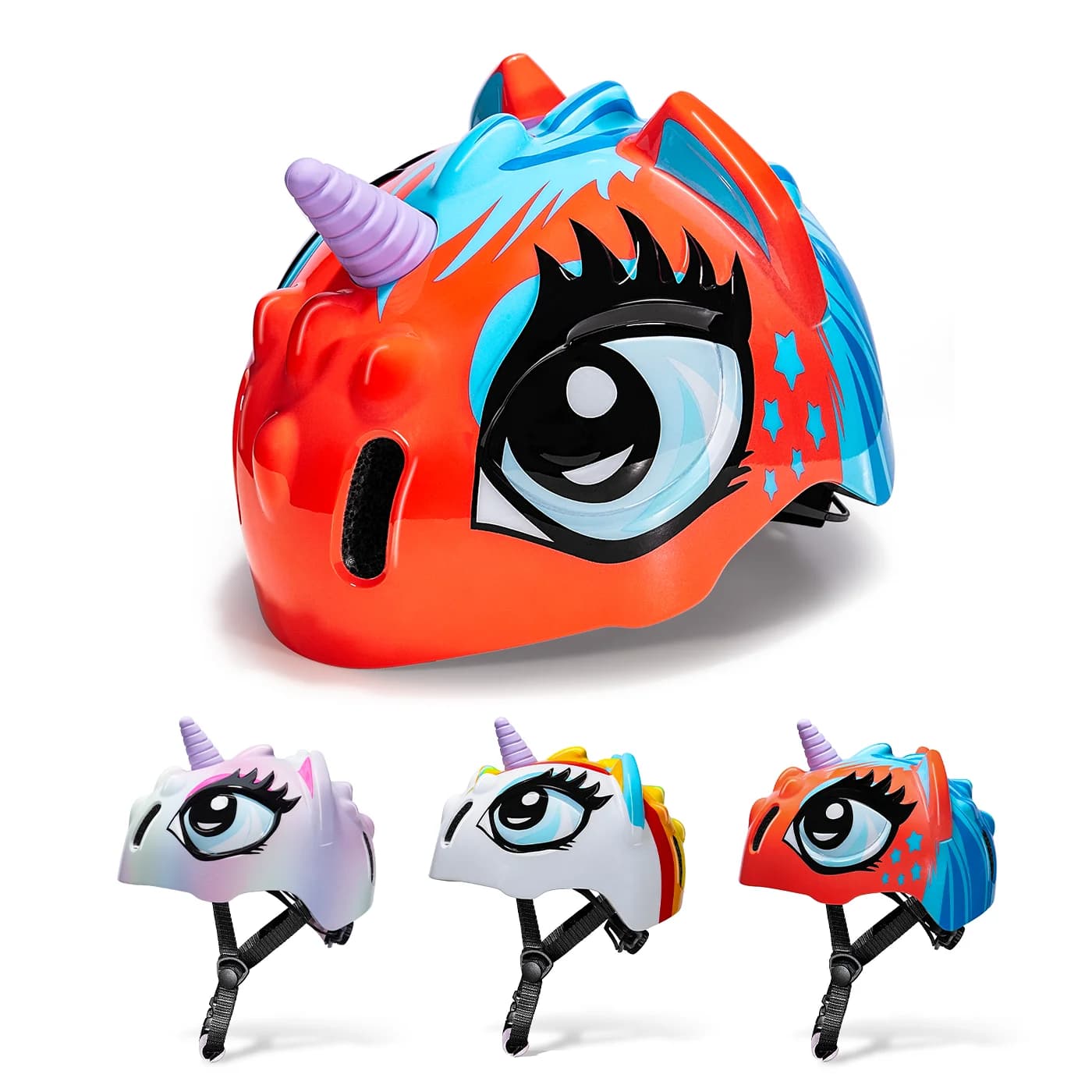 Children's Bicycle Helmet Skateboard Scooter Cycling Skaterolling Safety Helmet for Balance Bike Kids 48-56 cm Suitable