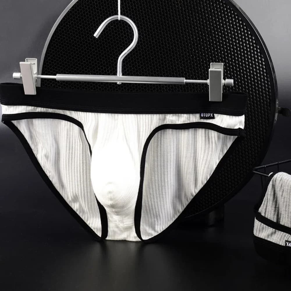 2022 nuovissimi slip maschili mutandine morbide costumi da bagno biancheria intima costumi da bagno custodia rigonfia mutande slip in vita elastica