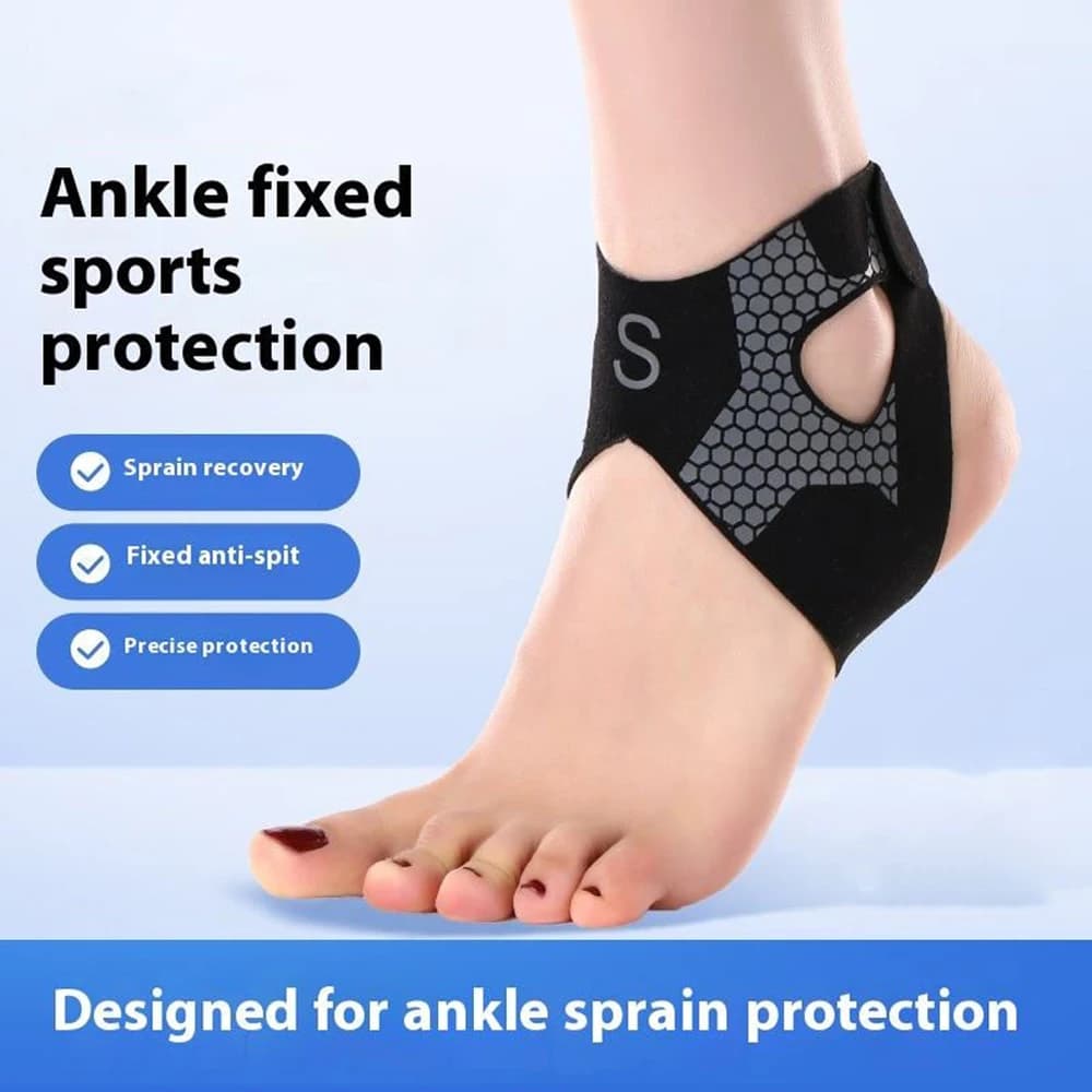 1pc Nuovo tutore per caviglia a compressione per uomini e donne, manica elastica per distorsione del piede per protezione sportiva, artrite, fascite plantare