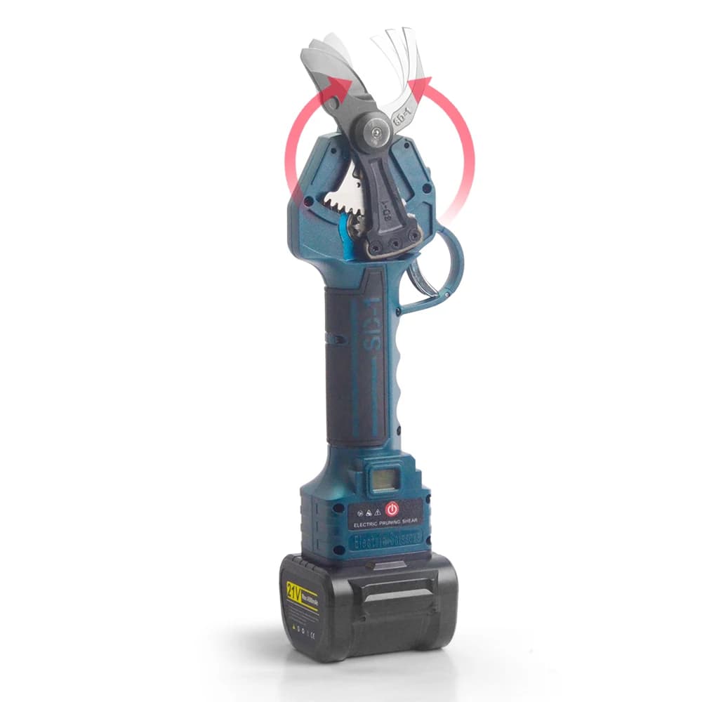 Forbici Elettriche Senza Fili da 40mm (1,6 Pollici), Motore Brushless a Batteria con Struttura a Doppio Collegamento
