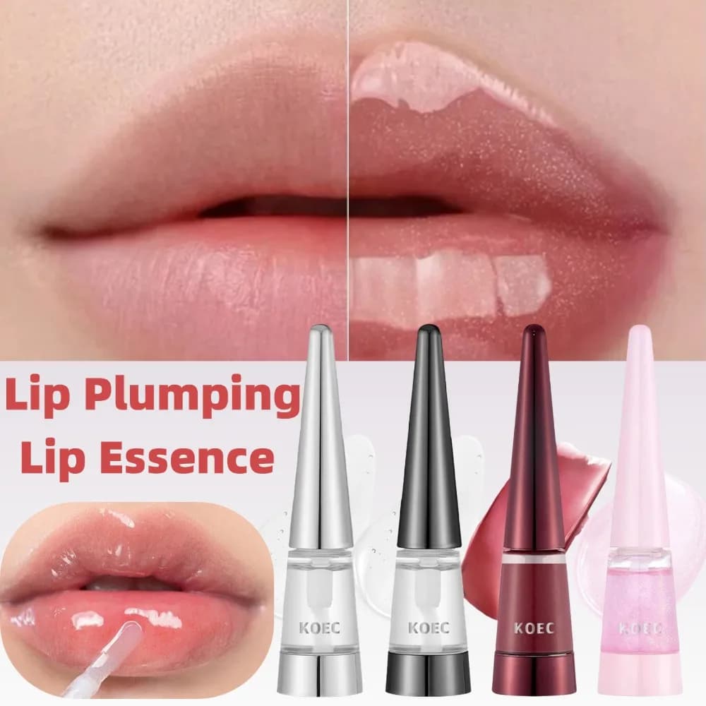 Olio Essenziale Volumizzante Istantaneo per Labbra, Cosmetico Riparatore Anti-Linee Sottili, Lunga Durata, Essenza Labbra Sexy, Cura della Pelle Coreana