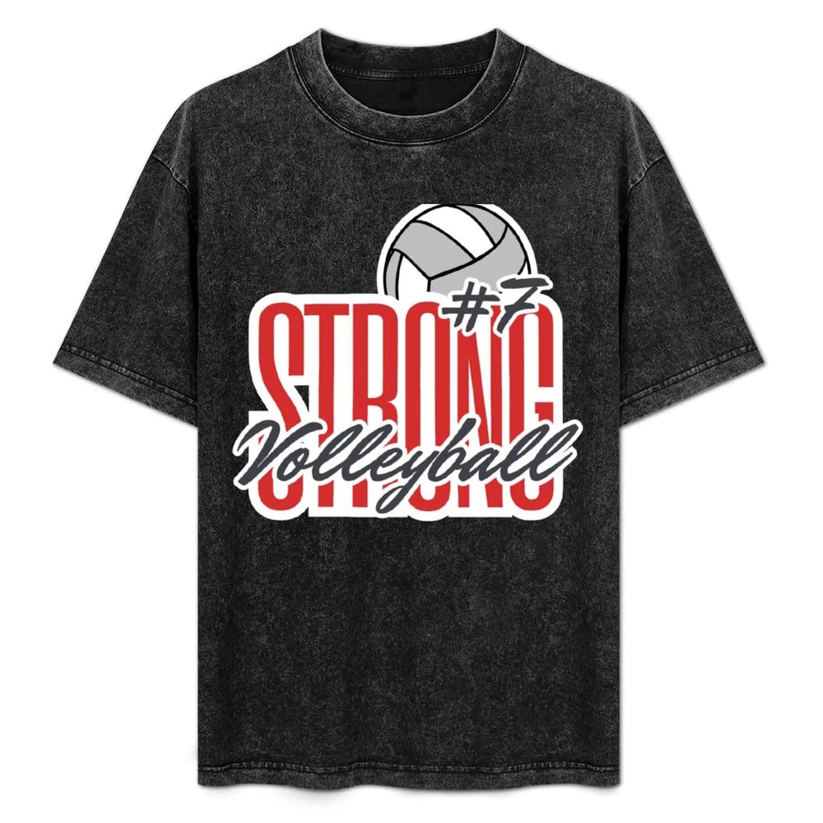 Volleyball Forte e Resistente # 7 T-shirt T-shirt per le vacanze estive