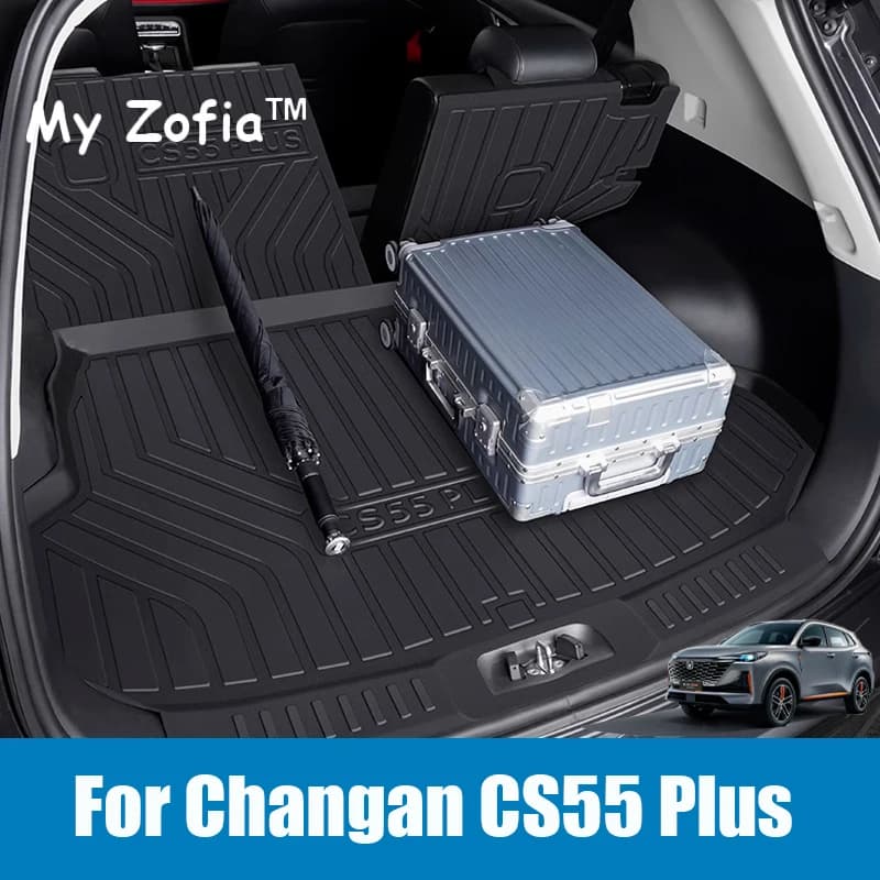Per Changan CS55 PLUS 2nd Generation 2023 2024 2025 Bagagliaio di un'auto Zerbino Bagagli TPE Tappetino impermeabile Cargo Vassoio da pavimento Accessori di protezione
