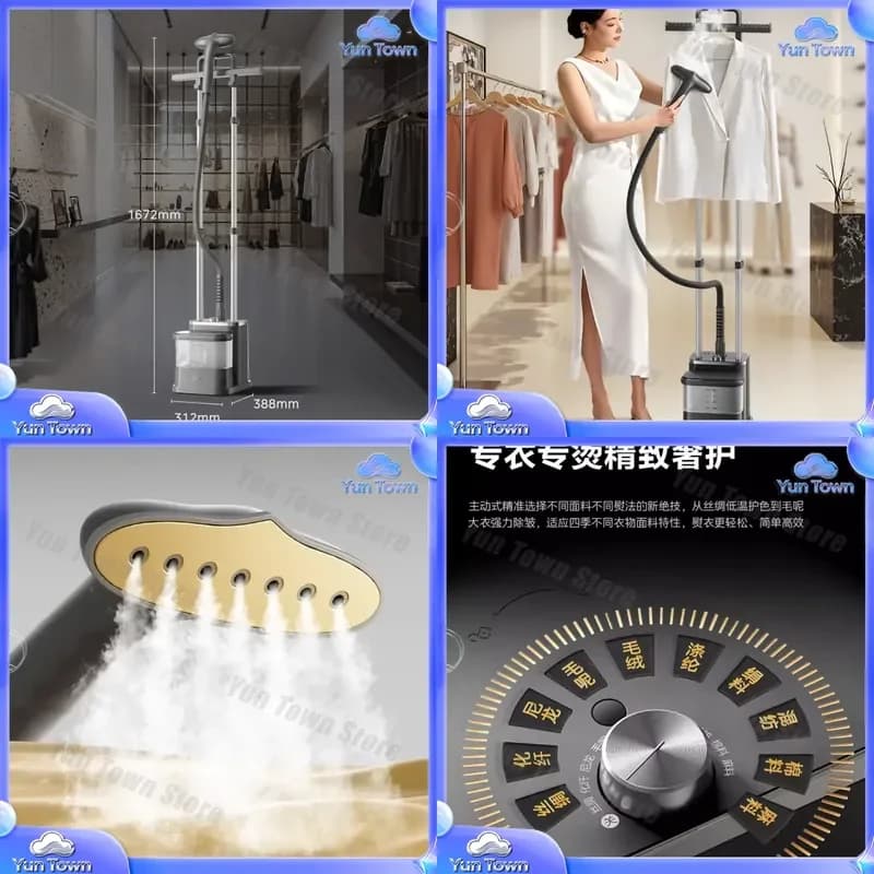 2026 New High Power Garment Steamer for Clothes Ironing Full Copper Heating Element Strong Steam Iron for Home Use Portable