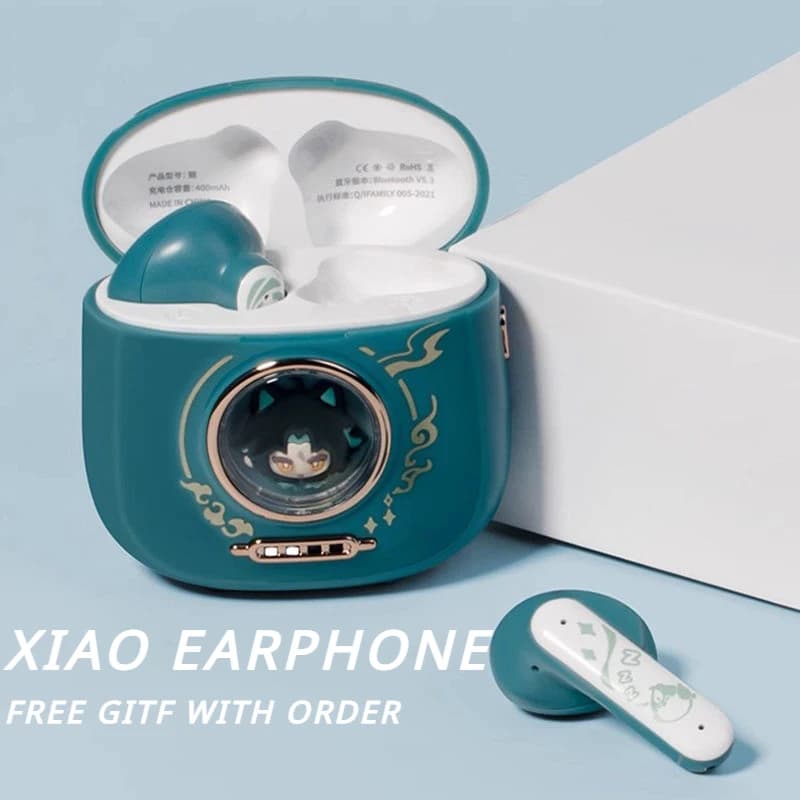 Genshin Impact Xiao Auricolari Bluetooth senza fili Suono rapido In-Ear 5.3 Tws Hifi Auricolari portatili con suono dinamico con regali gratuiti