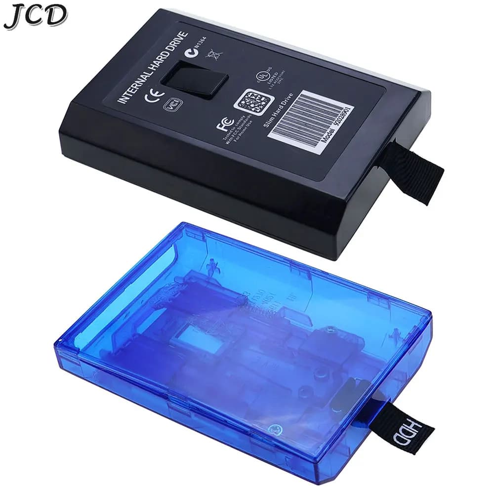 JCD 1PC Hard Disk Case For Xbox 360 Slim Console Internal HDD Hard Disk Drive Box Game Accessories Replacement