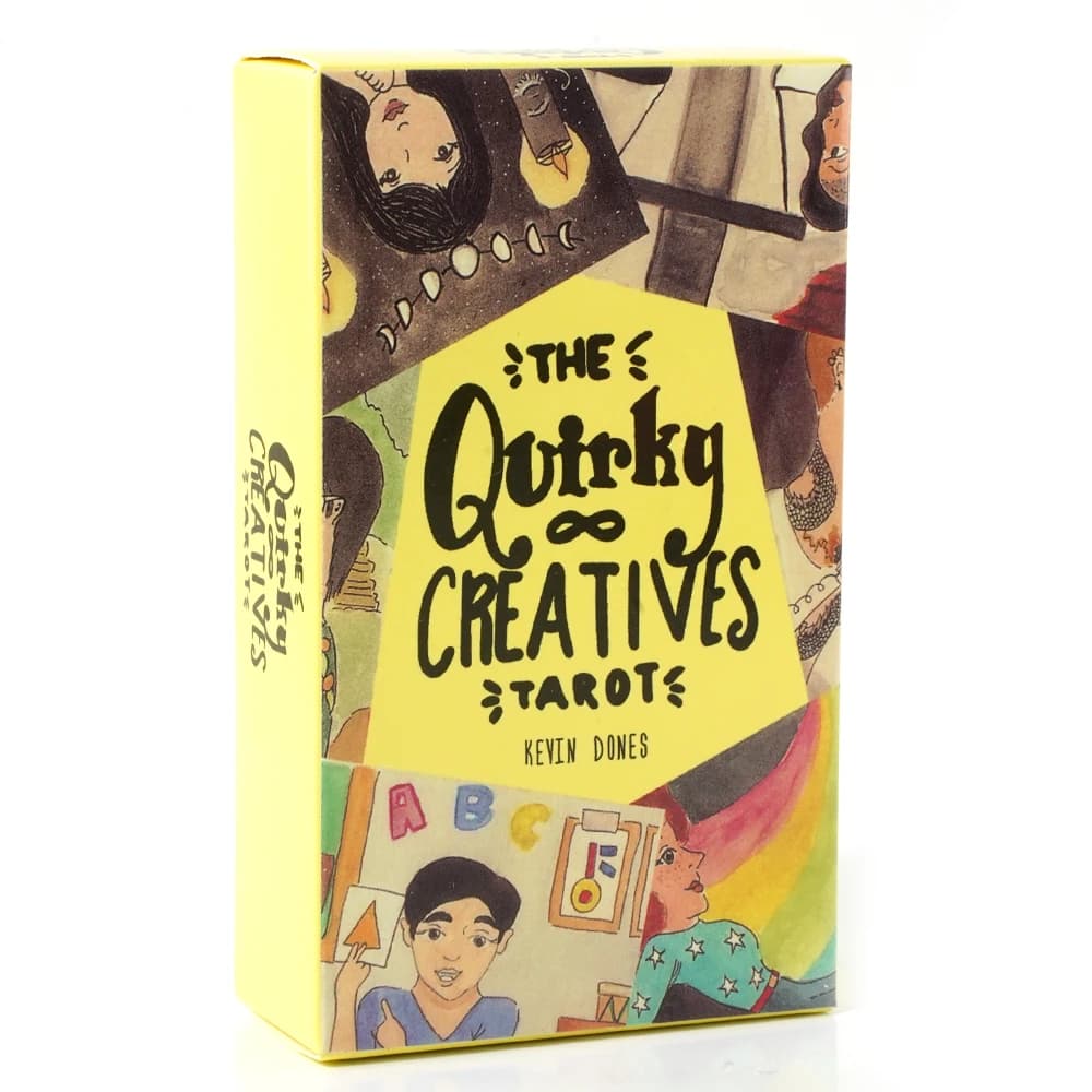 Il mazzo di tarocchi creativo eccentrico di Kevin Dones Carte da divinazione moderne artistiche Set da 78 carte per scrittori artisti e mente unica