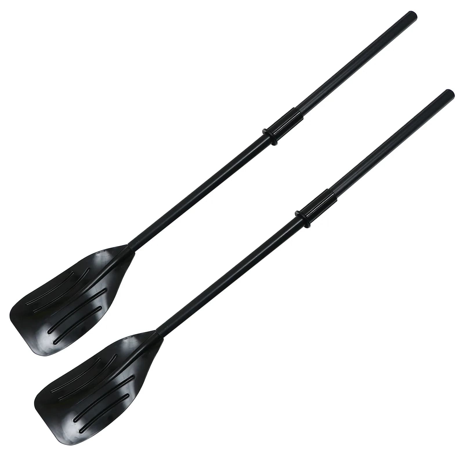 2Pcs Lightweight Detachable Canoe Paddle PVC Kayak Paddle Portable Boat Oar Set for Easy Rowing Detachable Boat Oars