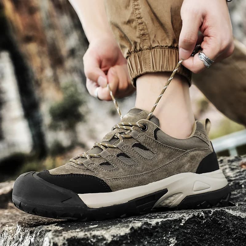 2025New Uomo Scarpe da trekking all'aperto Stivali da alpinismo Uomo Scarpe da ginnastica da trekking antiscivolo Uomo Scarpe da ginnastica indossabili Stivali