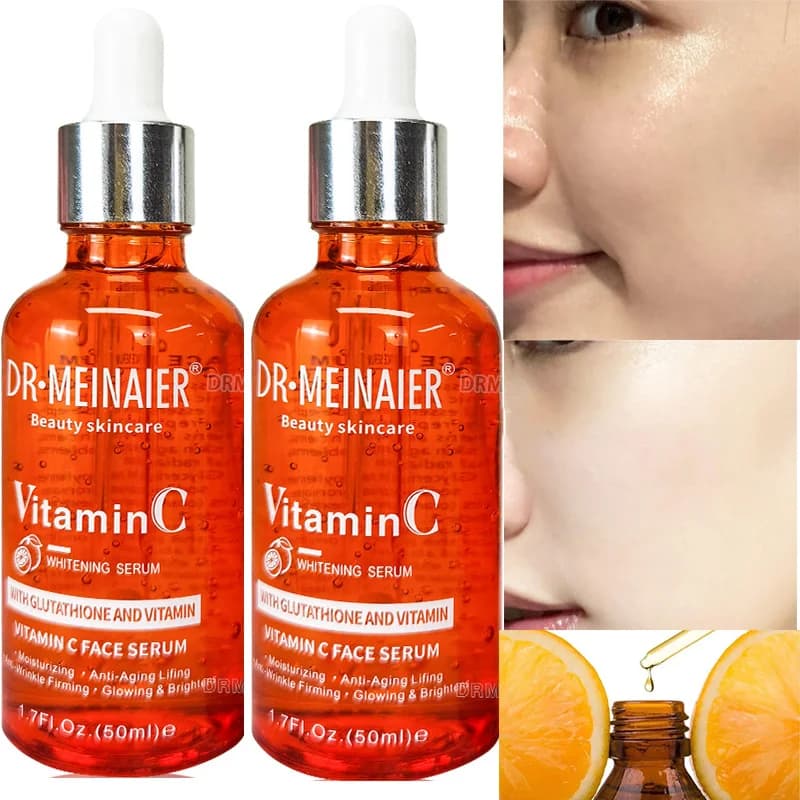 2pcs * 50ml Private Label Essence Custom Bulk Anti-Aging Repair essences powerful hyaluronic acid product for facial skin care VC Makeup