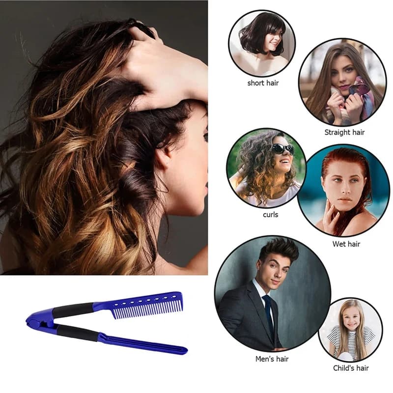 A33Z-V Shape Plastic Steak Hairpins Clamp For Hair Smooth Do not damage Hair Sketch Tools for Sketch DIY