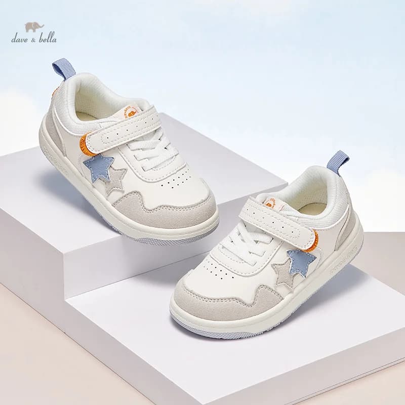 Dave Bella scarpe per bambini bianche per ragazzi e ragazze primavera autunno moda bambini scarpe Casual Sneakers antiscivolo DB3241761