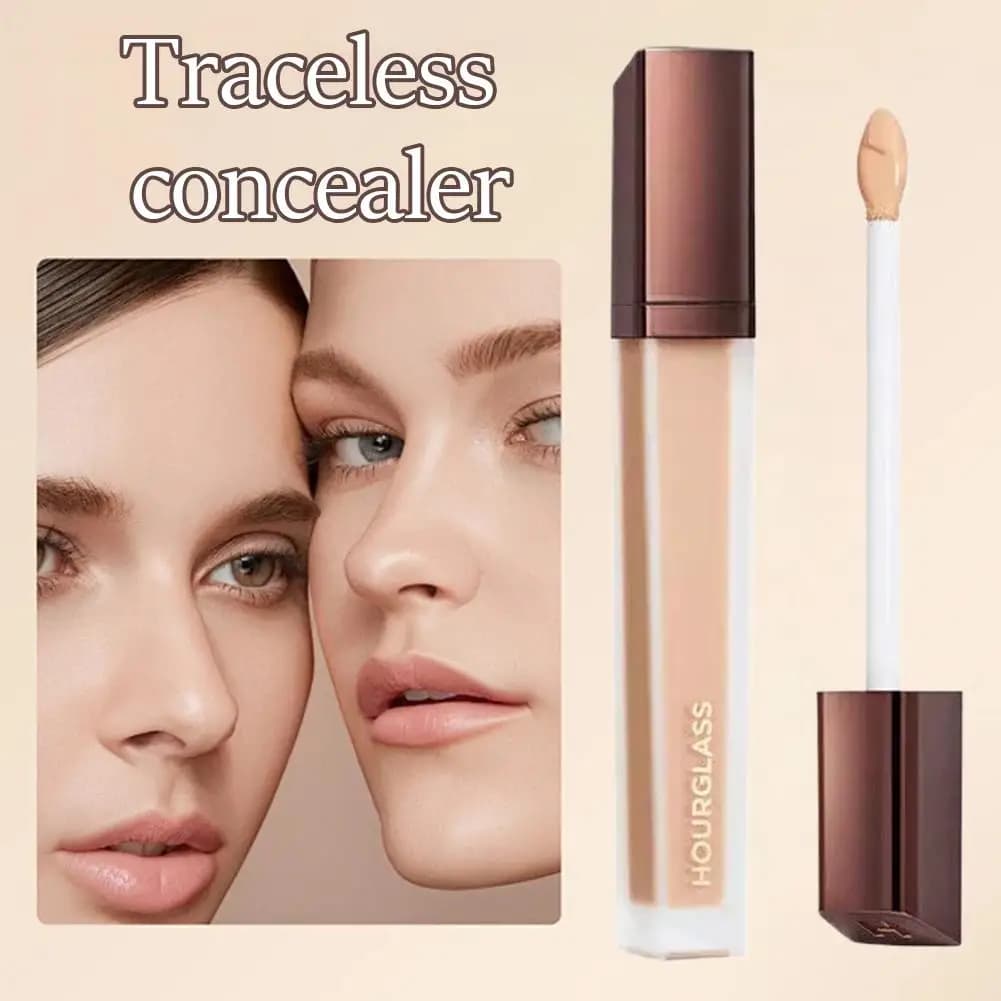 Hourglass High Coverage Liquid Concealer, Full Coverage for Spots Dark Circles, Long-Lasting Oil Control Hydrating Smooth Finish
