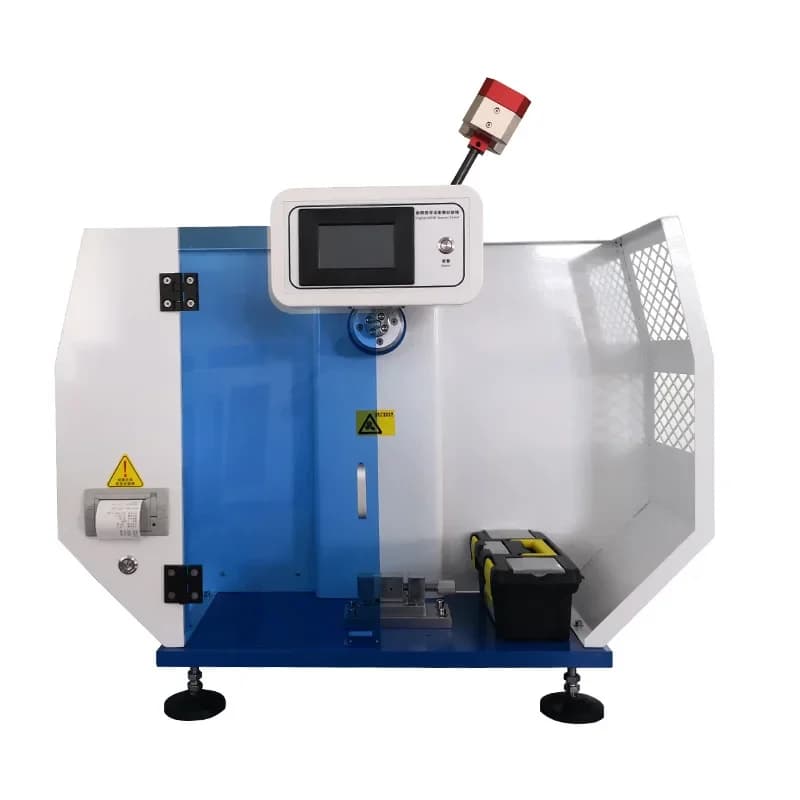 Macchina per prove di impatto a pendolo in plastica, macchina per prove di impatto a cantilever digitale