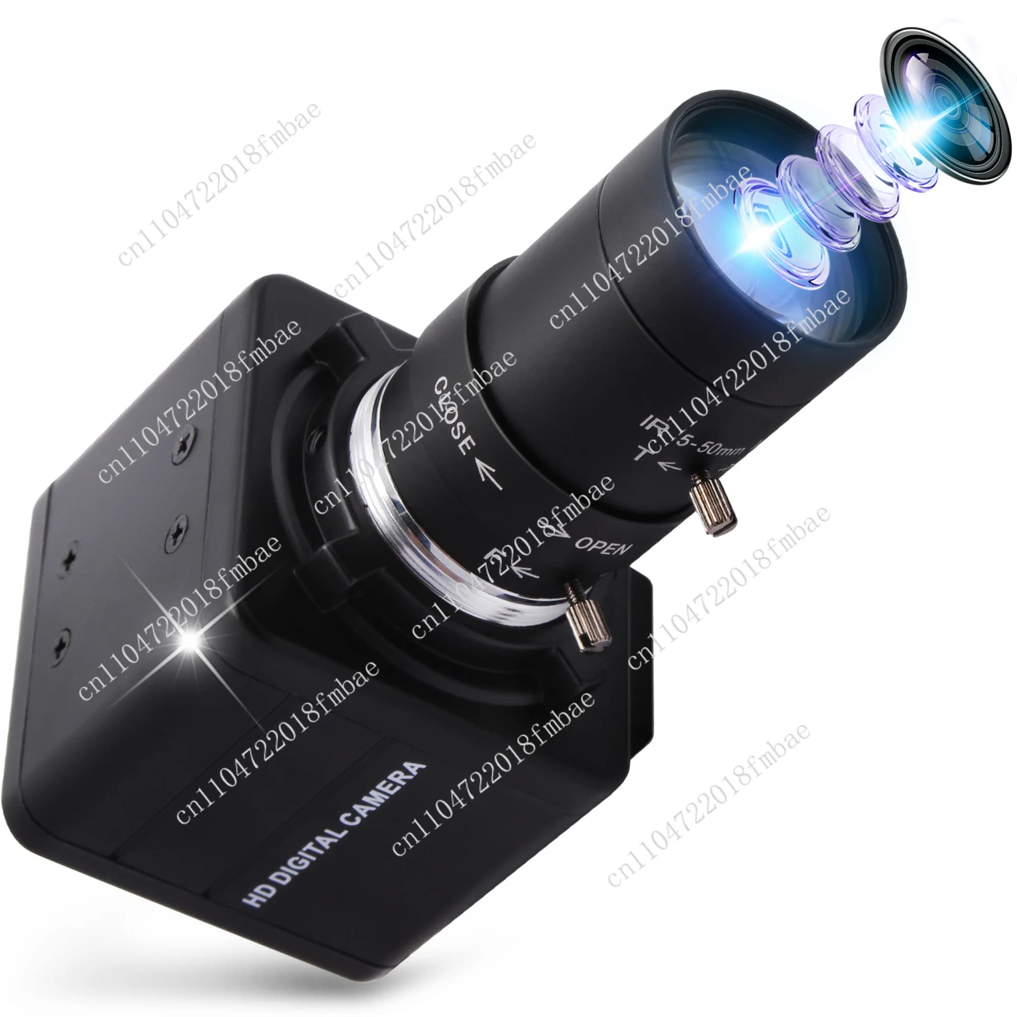 4K 3840x2160 USB Webcam Manual Zoom Lens IMX317 Sensor Industrial Machine Vision Mini USB Webcam