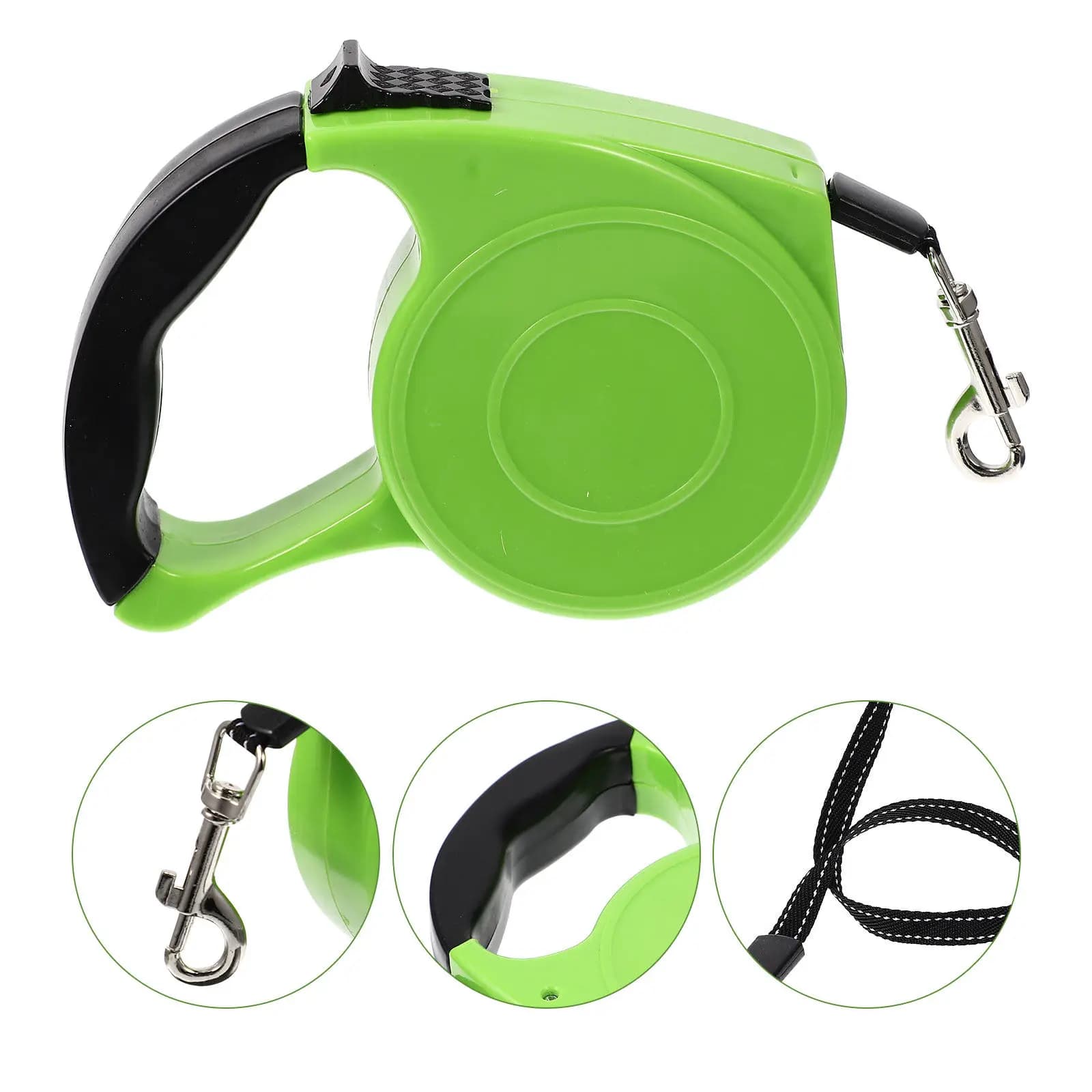 Guinzaglio Retrattile Multifunzionale per Cani, Guinzaglio da Passeggio per Esterni con Blocco a Pressione, Design Non Contenitivo per Cani di Piccola e Media Taglia