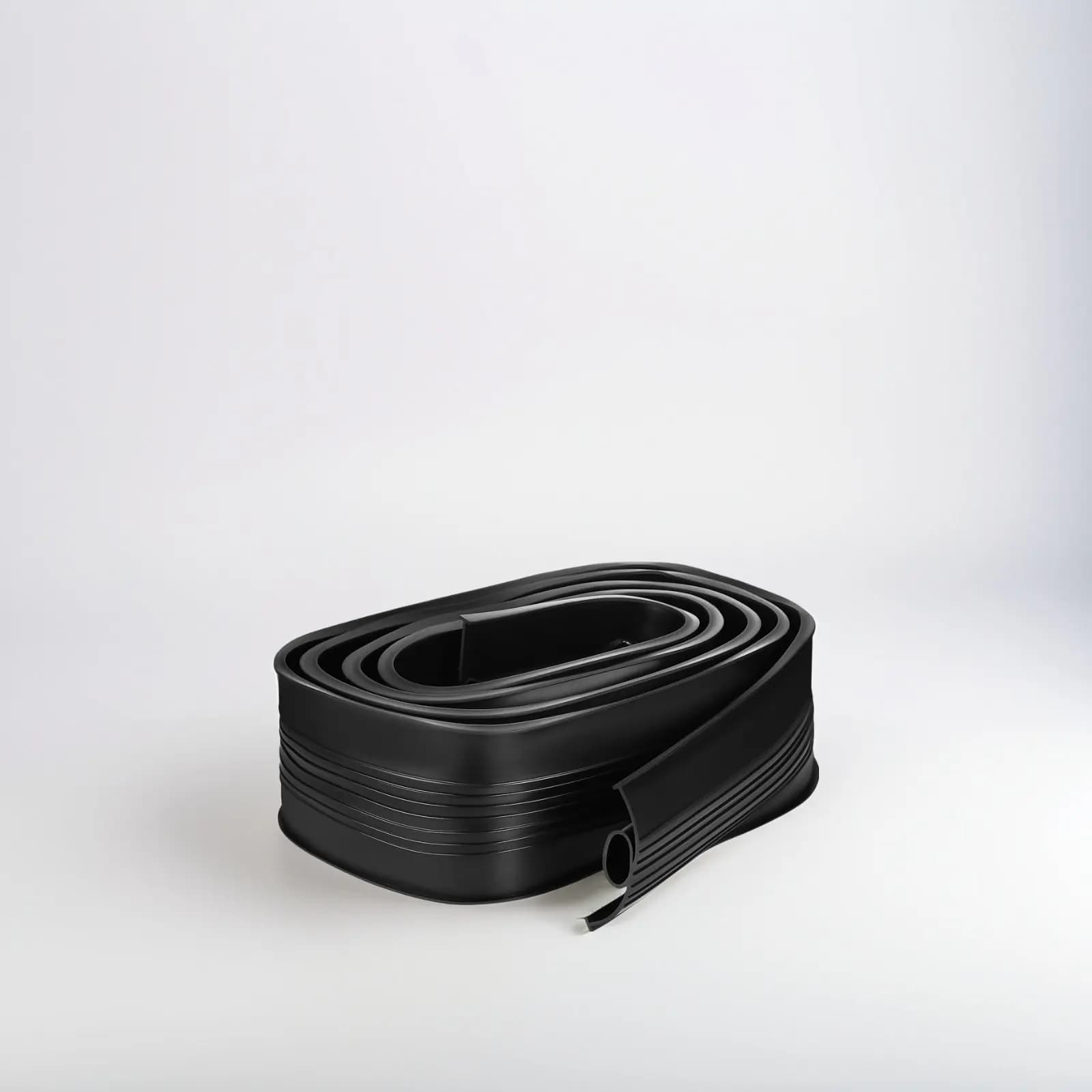 1 Rotolo di Guarnizione Inferiore per Porta del Garage in EPDM, Striscia Isolante Extra Spessa per Riempire Fessure, Bloccare le Correnti d'Aria e Isolare la Soglia del Pavimento