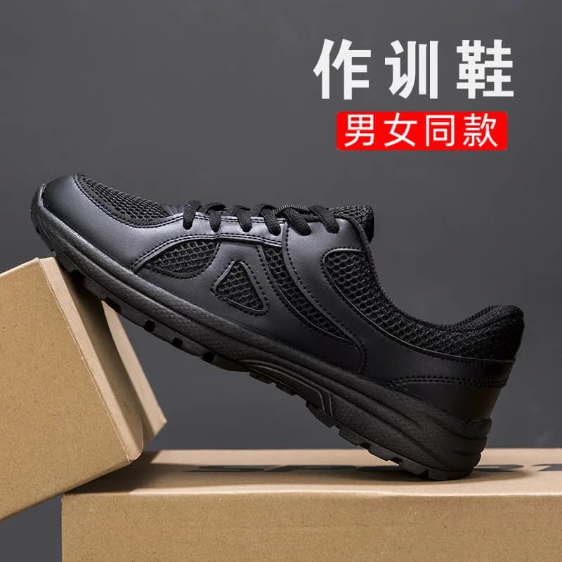 Scarpe da Corsa Atletiche Nere da Uomo, Nuovo Design Primaverile, Sneakers Leggere e Traspiranti per Escursionismo