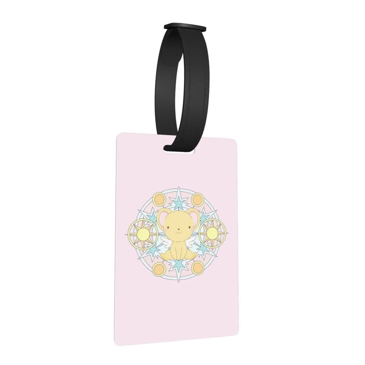 Etichette per Bagagli Kero Sakura Card Captor Kawaii, Accessori per Valigie, Etichetta per Bagaglio da Viaggio, Porta Etichetta con Nome e Indirizzo