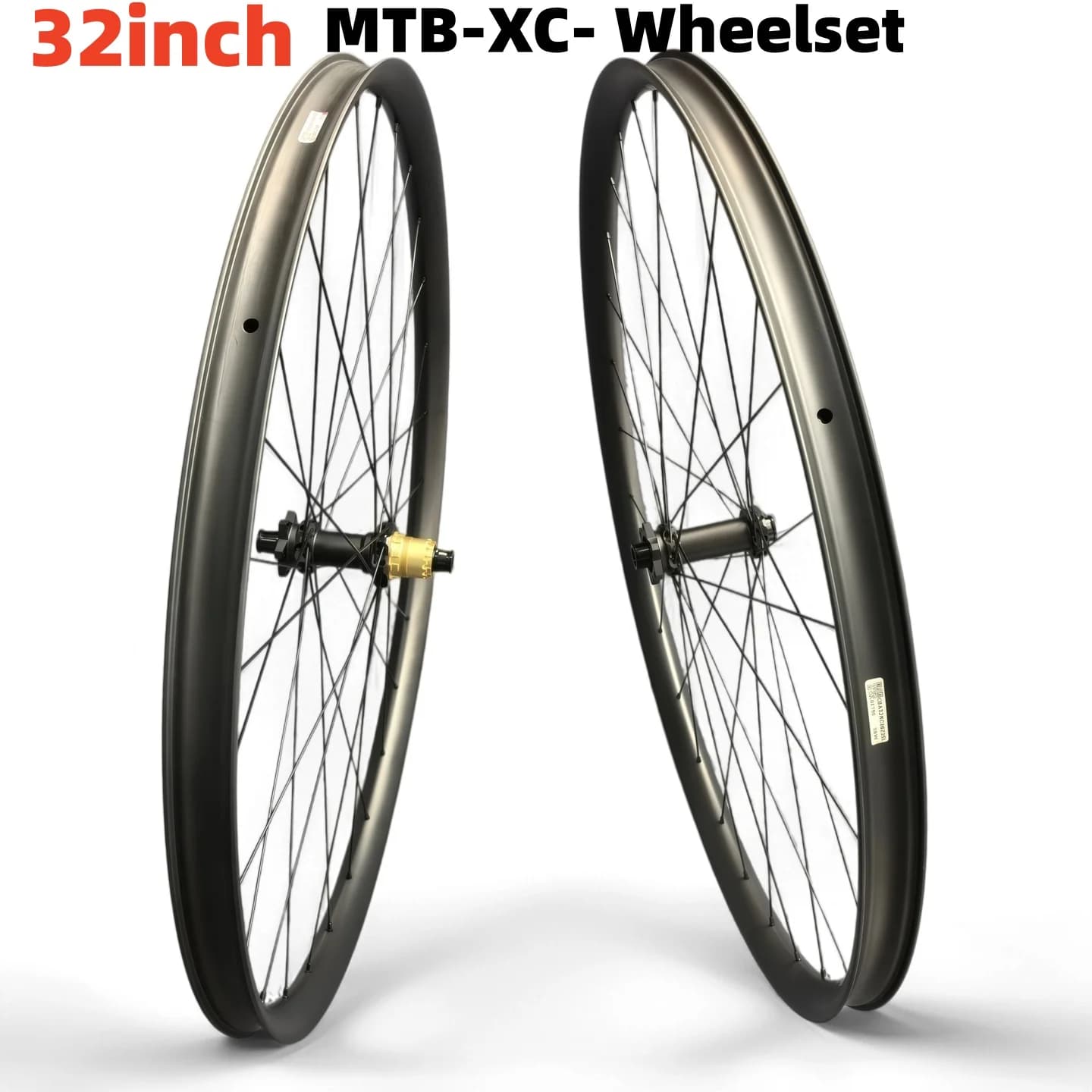 1480g Boost 36T Hubs 32er Wide 36mm (Inner 30mm) Depth 23mm Carbon MTB Wheelset Asymmetric XC 32' Mountain Carbon Wheels