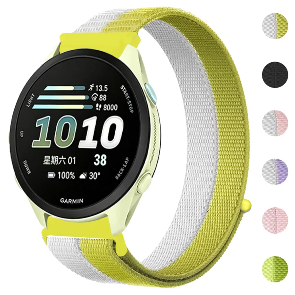 20mm 22mm Nylon Strap For Garmin Forerunner 70 170 970 570 165 55/Active 6 5 Band Bracelet Correa Garmin Venu 4 3/Vivoactive 6 5