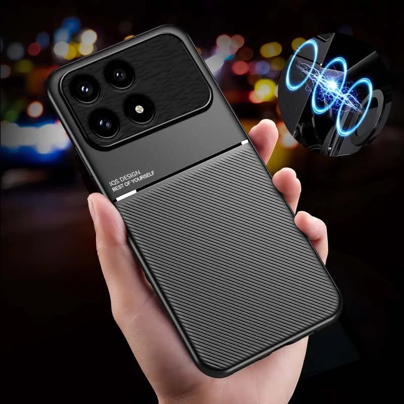 Per Xiaomi POCO F8 Pro Custodia in pelle con supporto magnetico Phoen Custodia per POCO F8 Ultra Cover
