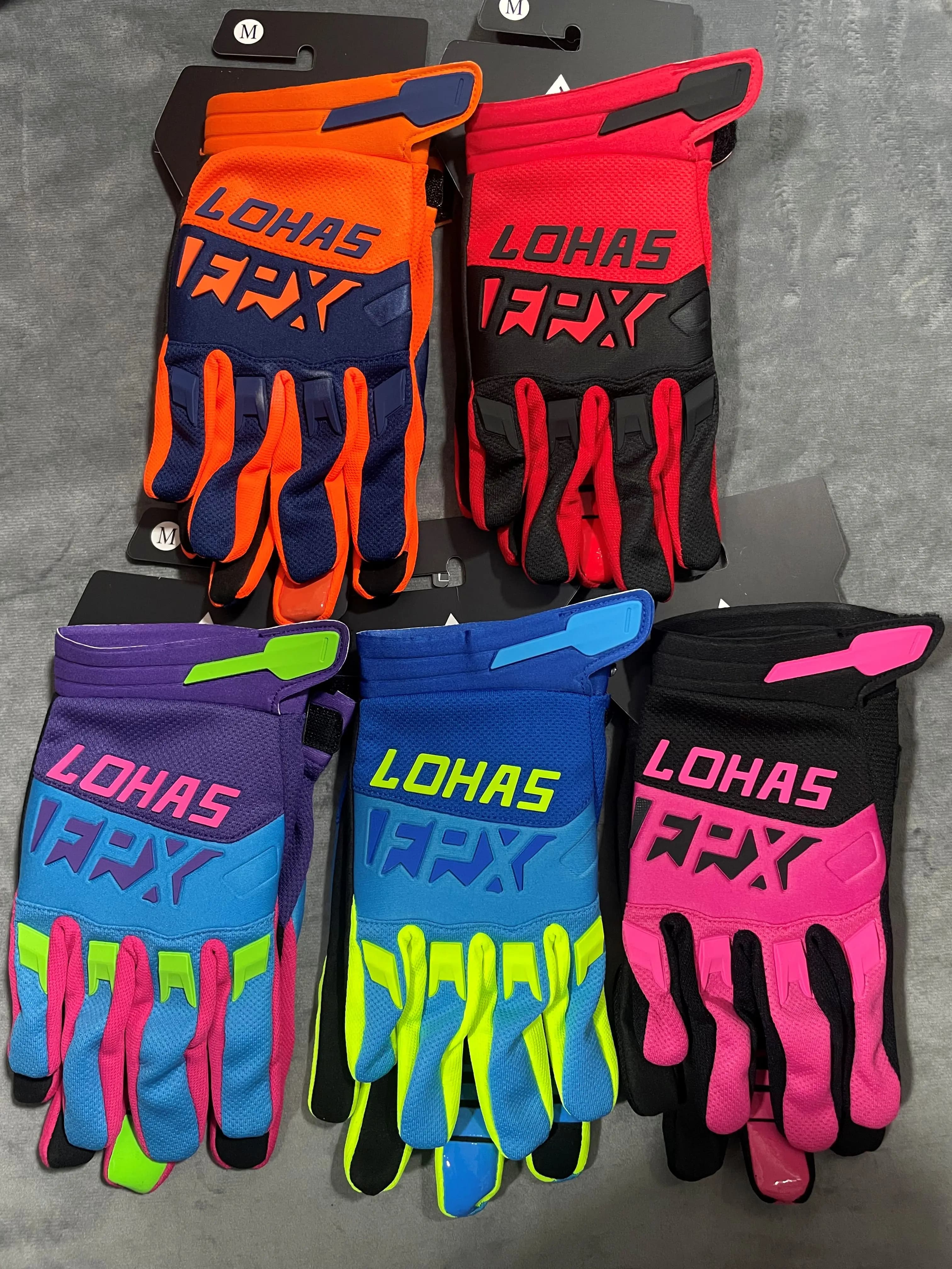 Adult Race Motorcycle Gloves Breathable Men Full Finger Motocross Gloves ATV MX UTV BMX Offroad Bicycle Gloves Guantes
