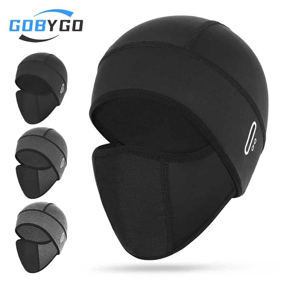 GOBYGO Maschera Estiva UPF50+ per Ciclismo, Protezione Solare Integrale, Traspirante e Antivento, Fodera per Casco da Moto