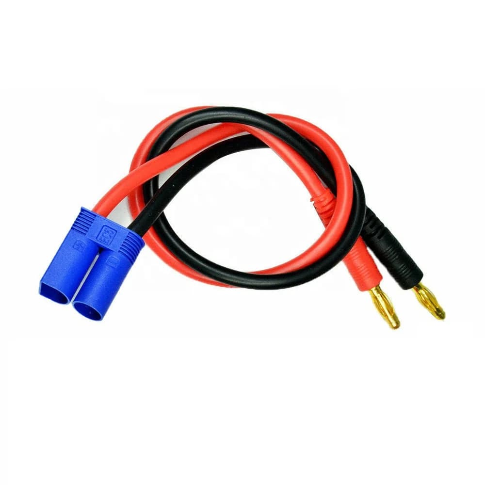 10PCS EC5 Connettore A 4 millimetri Placcato Oro Spina A Banana Cavo di Ricarica Con 12AWG 300 millimetri Filo di Silicone Per RC Drone Lipo batteria Ch