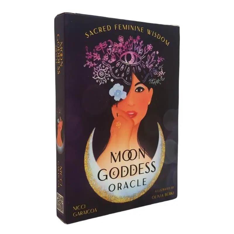 36Pcs Moon Goddess Oracle Fortune Telling gioco di carte Fun Mystical Tarot Card misterioso divinazione Deck Oracle Card Party Game