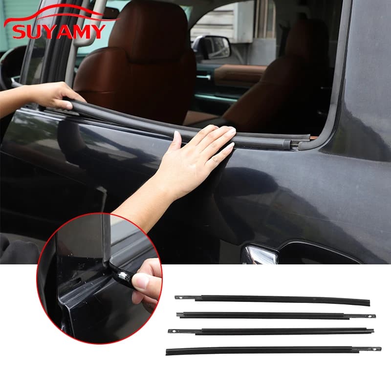 Per Toyota Tundra 2007-2021 Auto Porta Finestra Trim Guarnizione Guarnizione Set di cinture Auto Parte di ricambio 68160-0C020