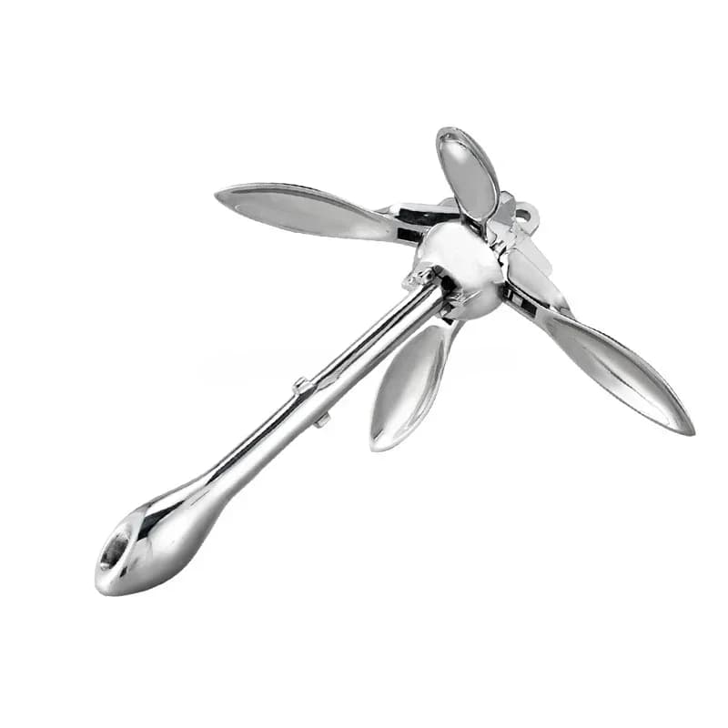 10kg 316 Stainless Steel Boat Folding Grapnel Anchor Usbmon Marine Hardware Yacht 0.7/1.5/2.5/3.2/4/5/6/7/8/10/12KG