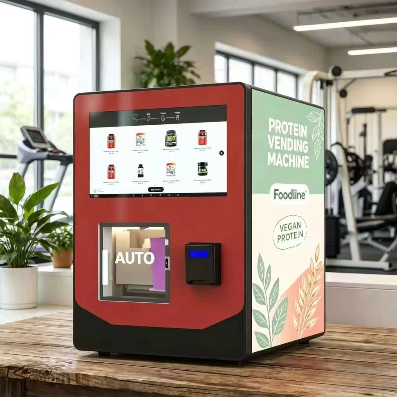 Self‑Service Protein Powder Vending Machine Touch Screen Protein Shake Beverage Vending Equipment For Fitness Club Mall