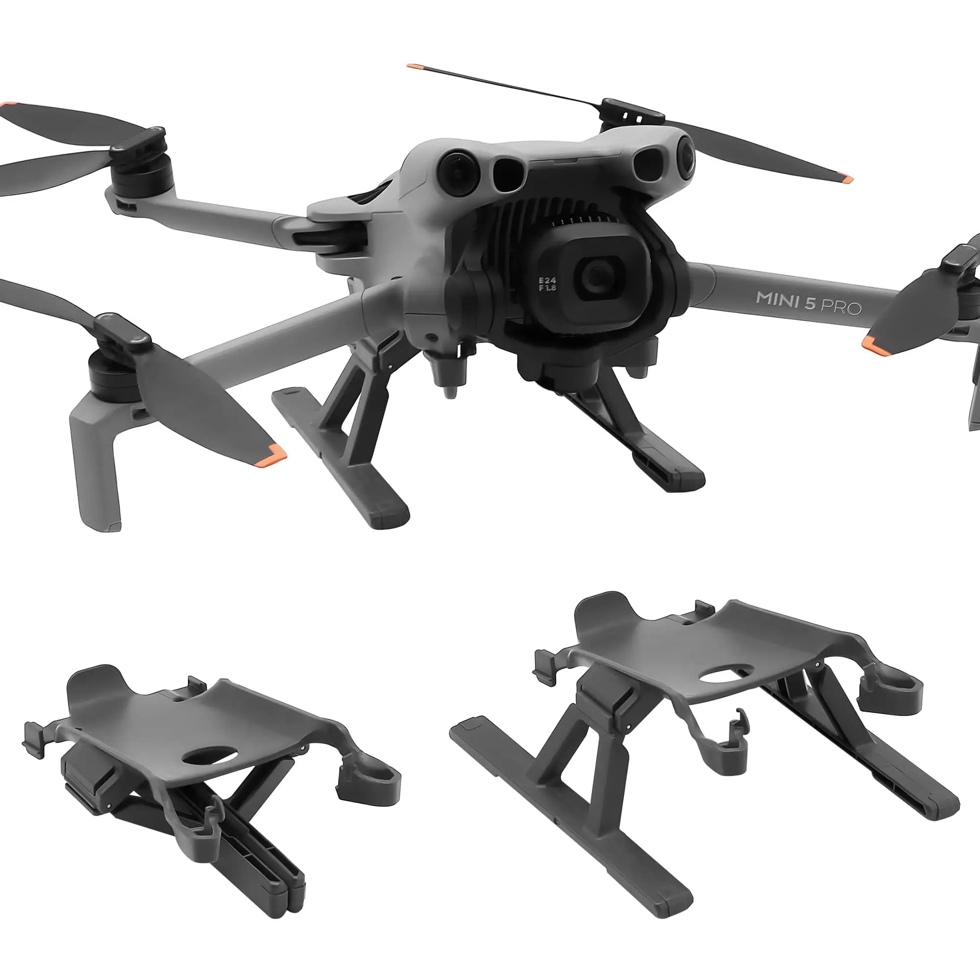 Mini 5 Pro Landing Gear - Foldable Landing Legs Quick Release Height Extension Kit for DJI Mini 5 Pro Drone Accessories