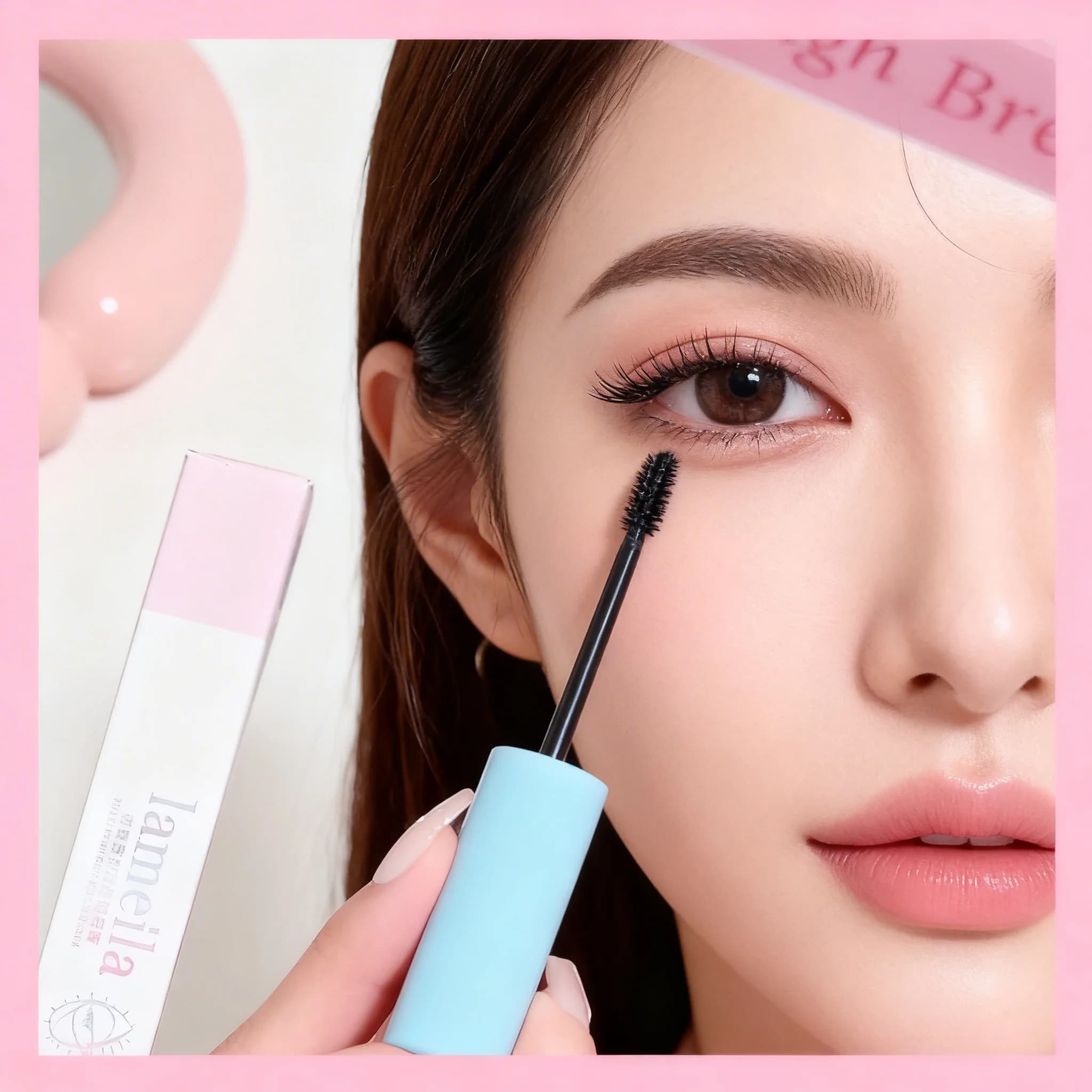 1/3/5PCS Long-wearing mascara, waterproof, without deburring, easy to remove, does not stick, for curved and elongated eyelashes