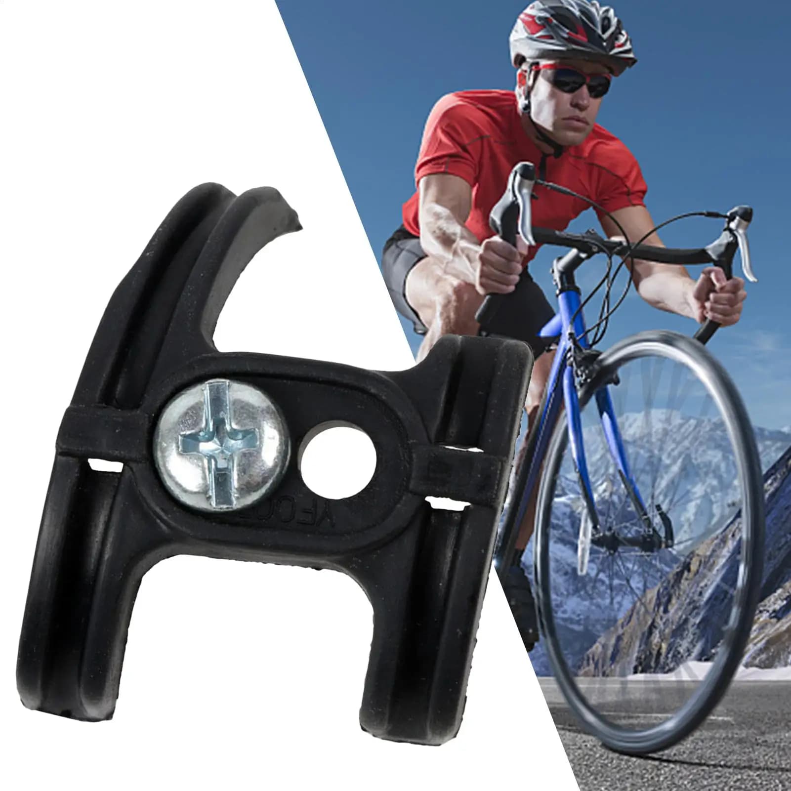 Morsetto Antifrizione per Telaio Bici, Clip di Fissaggio per Movimento Centrale con Viti, Componente per Gestione Cavi per Mountain Bike e Ciclismo Outdoor
