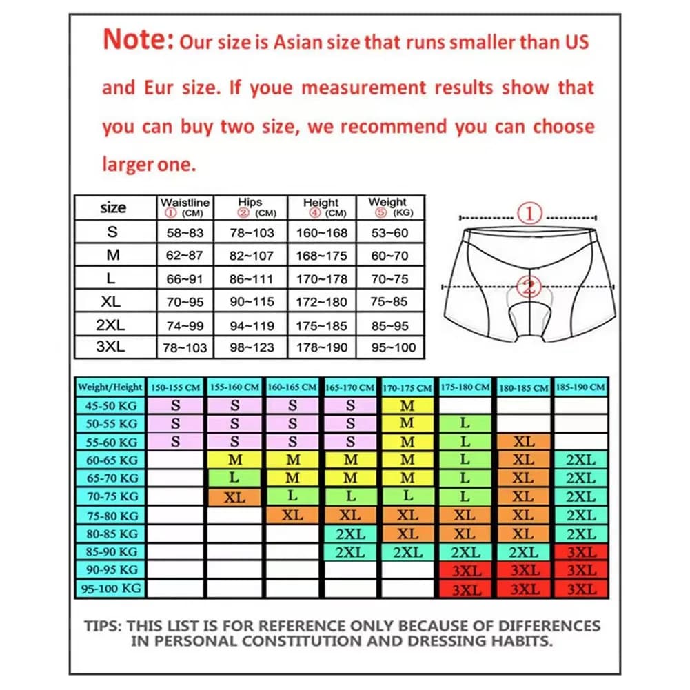Men's Cycling Shorts 3D Padded Bike Shorts Breathable Cycling Collant Light Cycling Accessories MTB