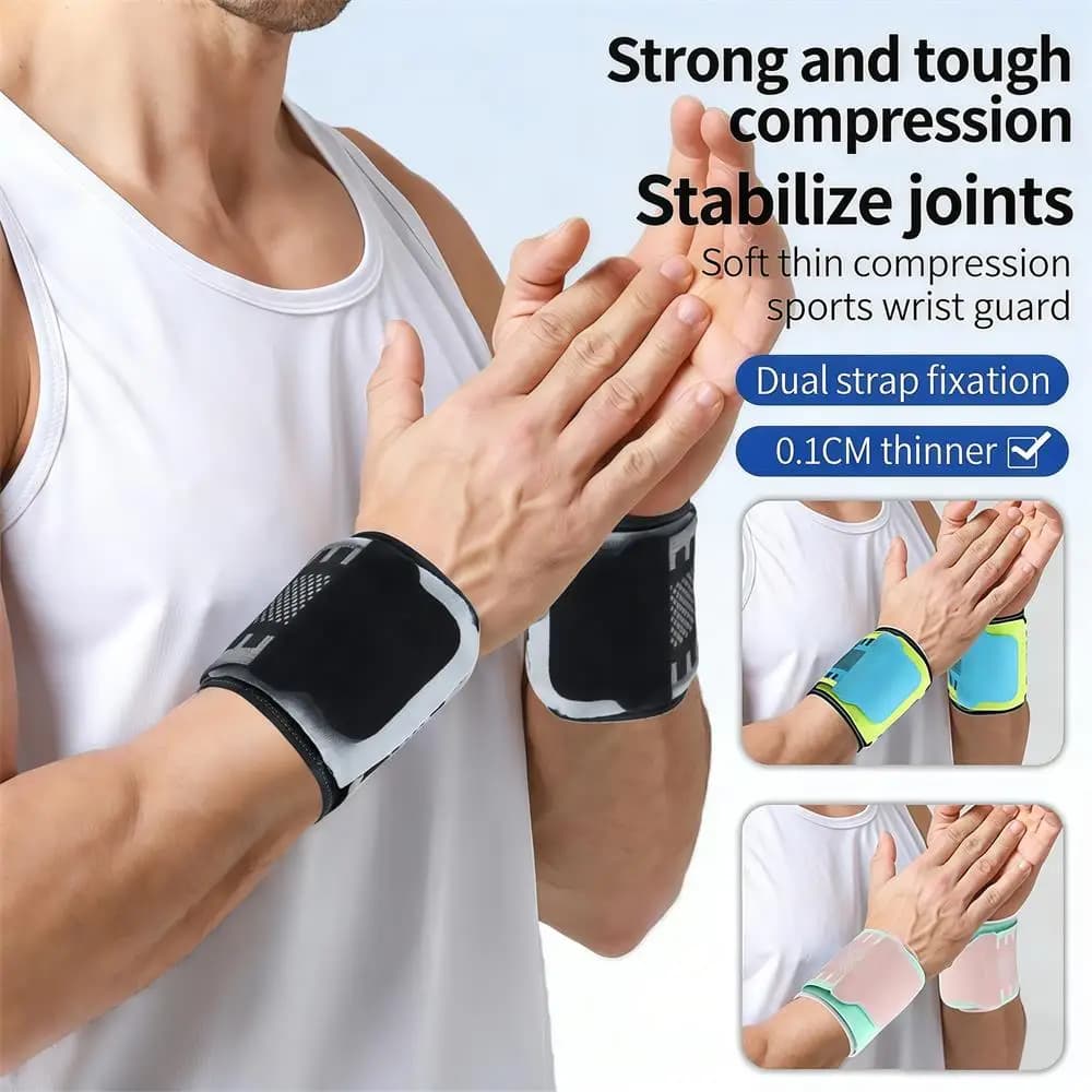 1/2 pezzi cinturino da polso sportivo con cinturino da polso supporto per uomo donna fitness, sollevamento pesi, tendinite, artrite del tunnel carpale