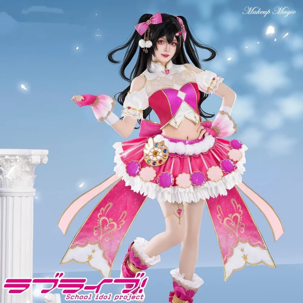 COWOWO Lovelive Nico Yazawa Costume Cosplay Cos Gioco Anime Uniforme da festa Hallowen Gioca a ruolo Abbigliamento Abbigliamento
