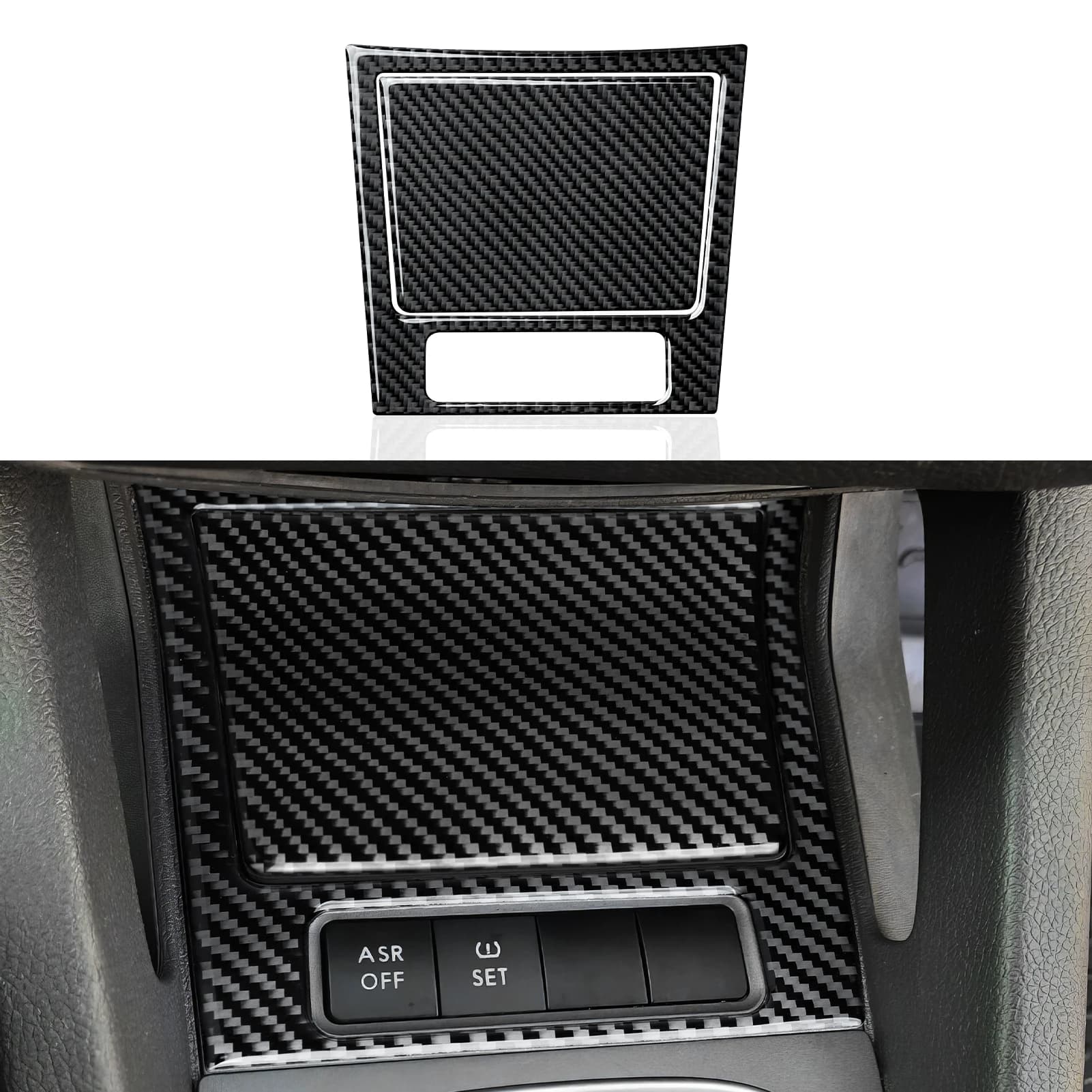 Per VW Jetta V Golf V MK5 R32 GTI Plus Variante Car Center Console Posacenere Pannello, Adesivo Interno In Fibra di Carbonio Trim Accessori