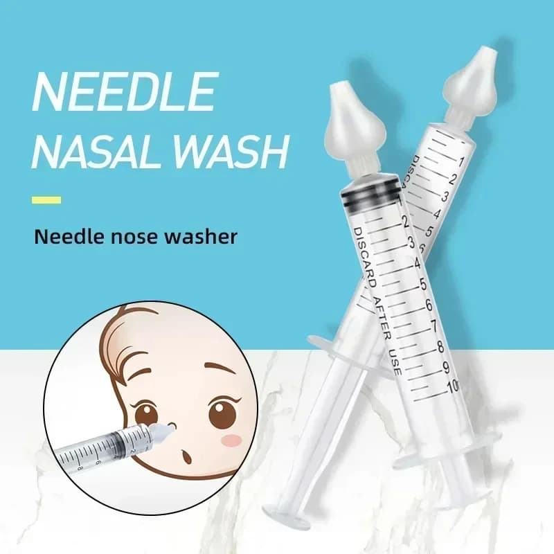 10ML/20ML Bambino Aspiratore Nasale Siringa Bambino Naso Cleaner Rinite Nasale Rondella Irrigatore Ago Bambino Naso Lavaggio per I Bambini