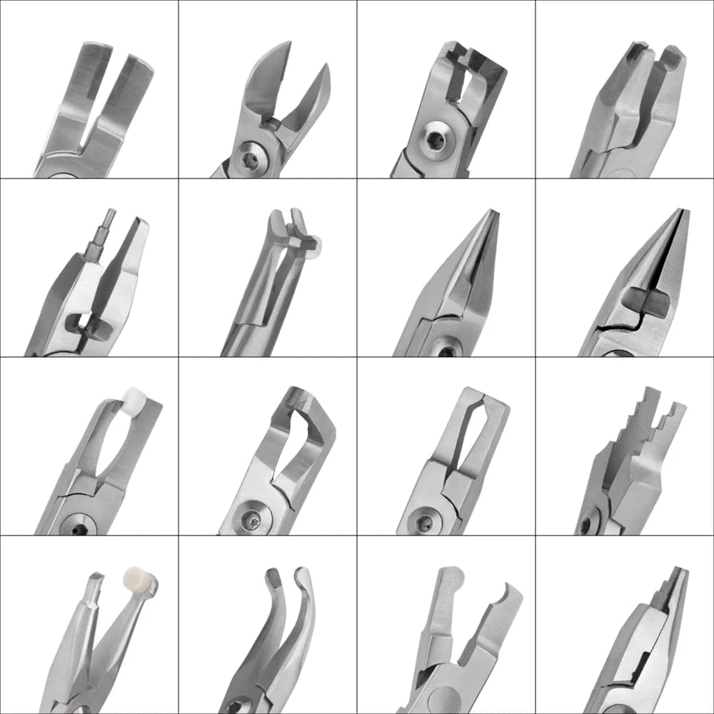 Pinze ortodontiche dentali Filo Pinza per taglierina distale Pinza per rimozione tutore Prodotto per odontoiatria Strumento per laboratorio dentale con TC