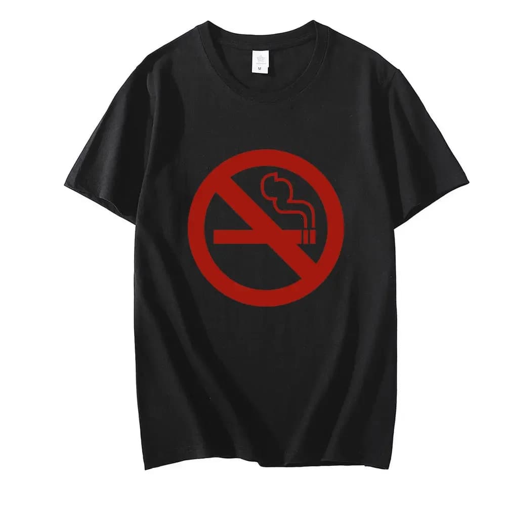 No Smoking T-shirt dal design divertente a maniche corte T-shirt estetica Top Abbigliamento donna Moda Estate Streetwear T-shirt grafiche Y2K