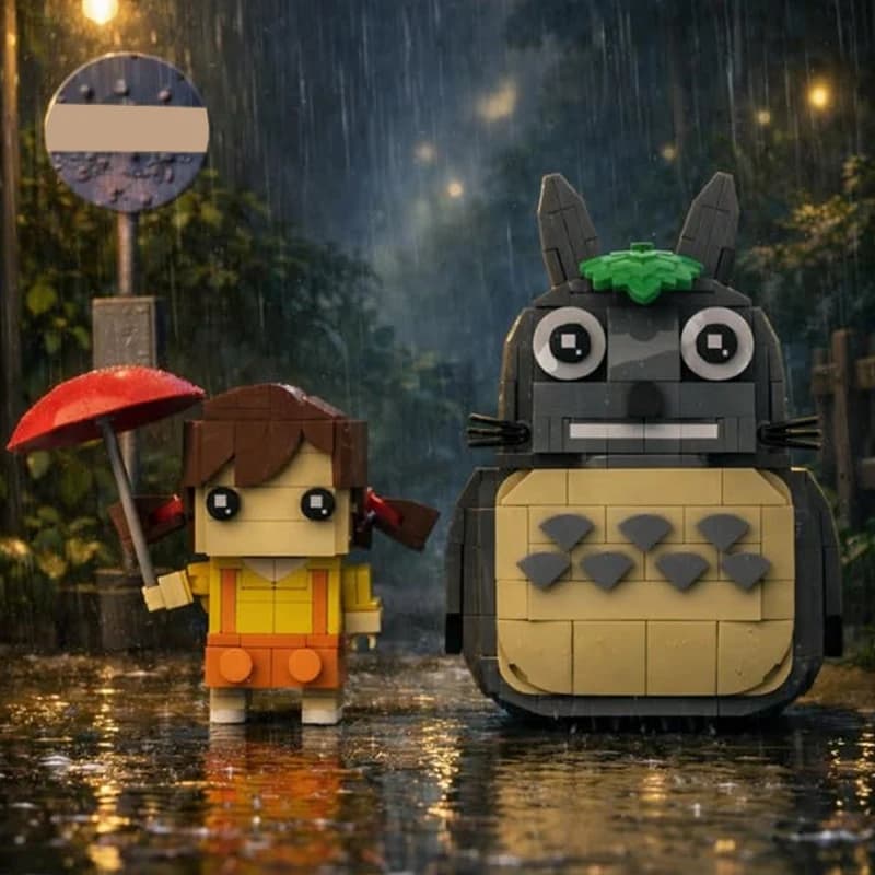 Blocchi da Costruzione Creativi Personalizzati MOC, Personaggi Classici di Anime e Film, 433 Pezzi, Mattoncini Fai-da-Te, Giocattoli Educativi, Regali Raffinati