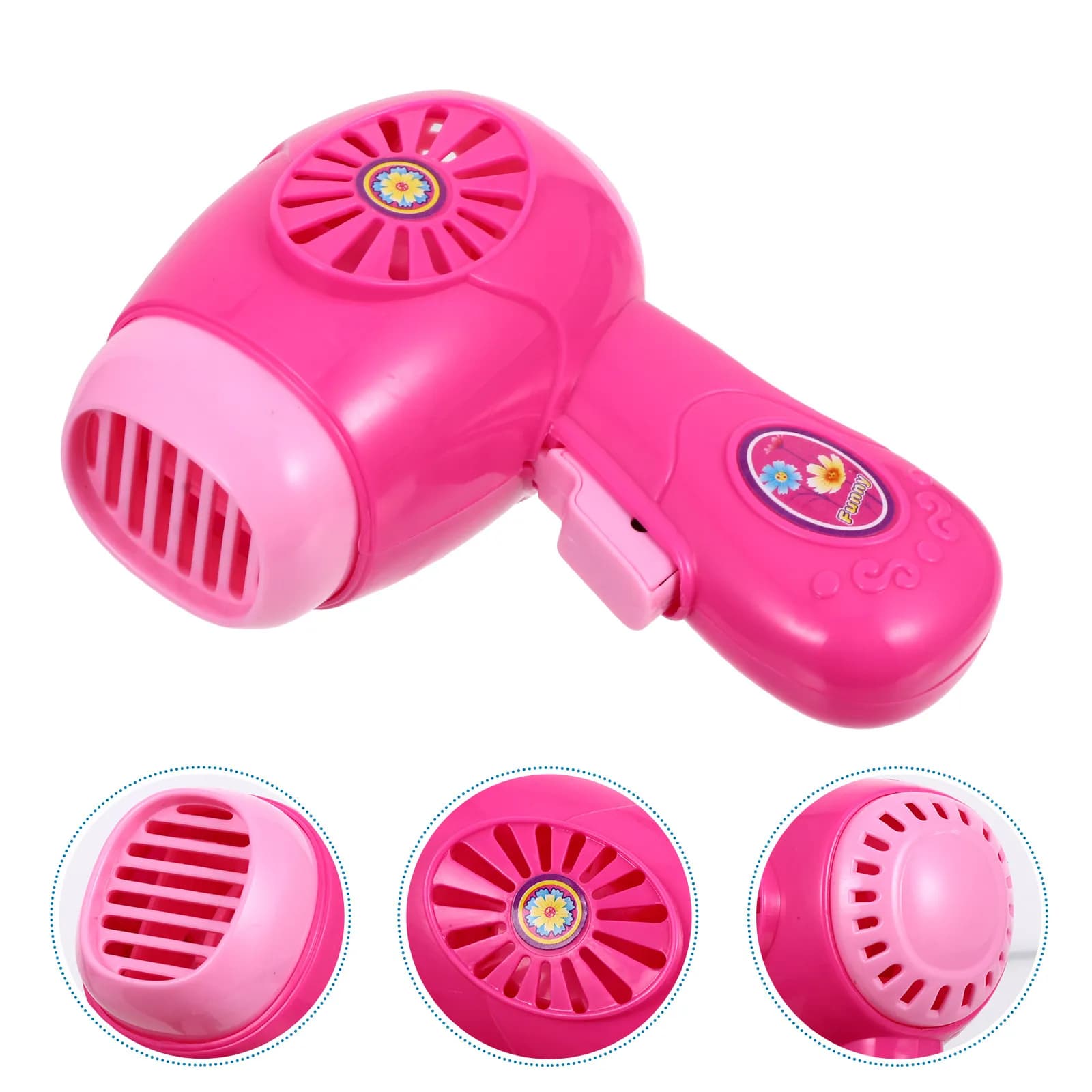 Mini Hair Dryer Toy, Electrodomestic Simulation, Children's Role Game, Favour Eye-Main Coordination